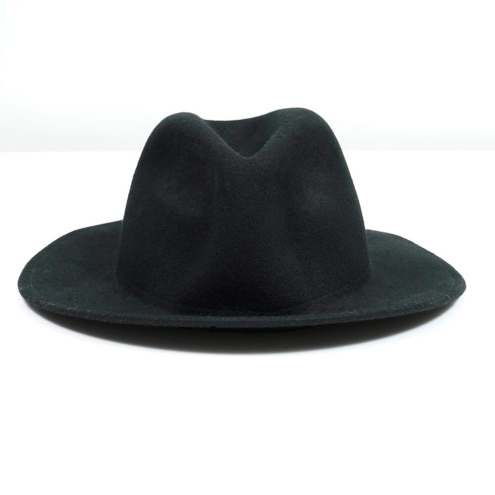 Rosin Headwear Black Wool Fedora Hat L/XL 100% Wool Felt 24" Pork Pie